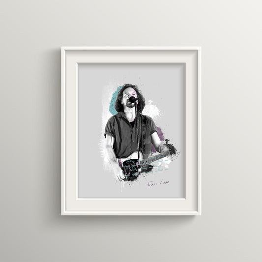 Rock Lyric Street Art Print | Grunge-Inspired Wall Art | UNFRAMED