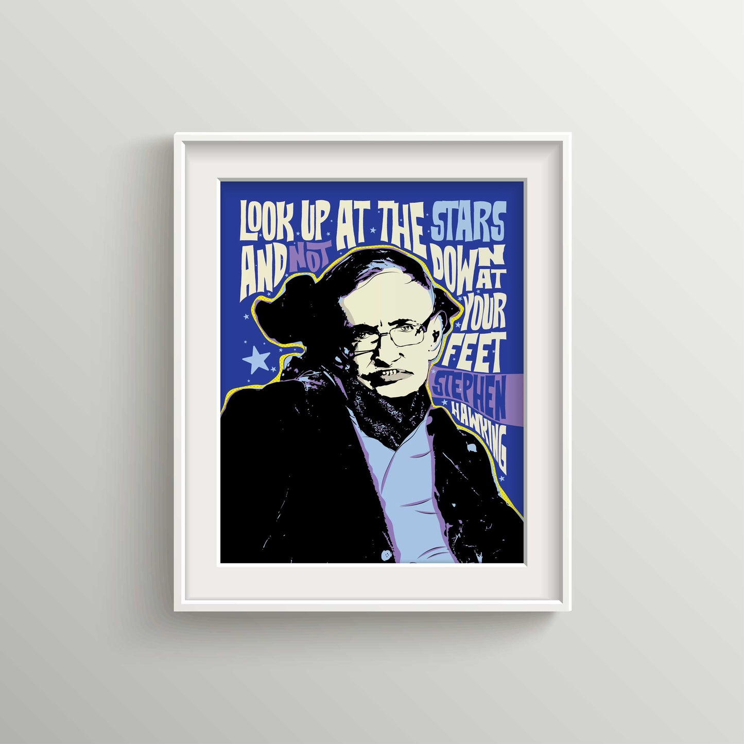 Pop Art Quote Portrait | Inspirational | Gift | UNFRAMED