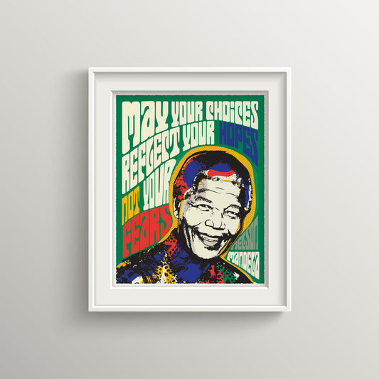 Freedom Leader Pop Art Quote Print | Inspirational Wall Art | UNFRAMED