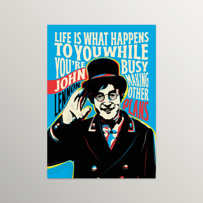 Legendary Music Icon Pop Art Print | Motivational Quote Wall Art | Unframed Print