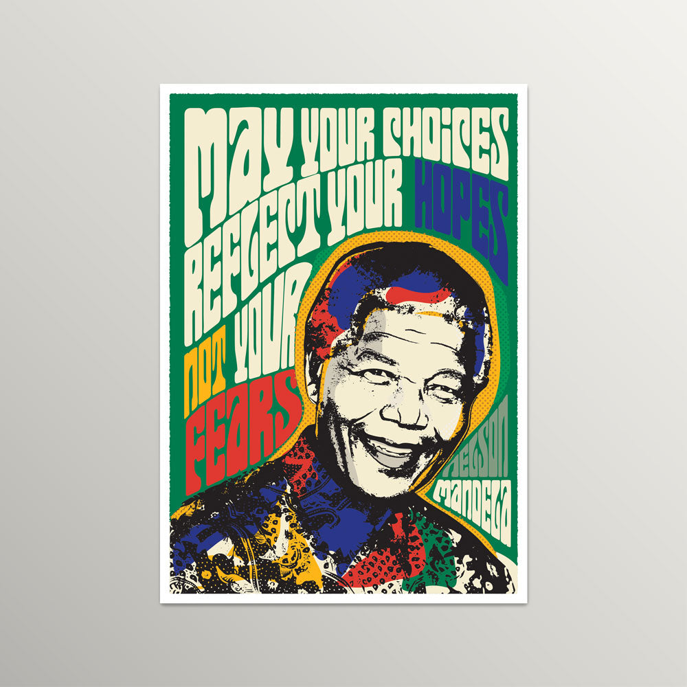 Freedom Leader Pop Art Quote Print | Inspirational Wall Art | UNFRAMED