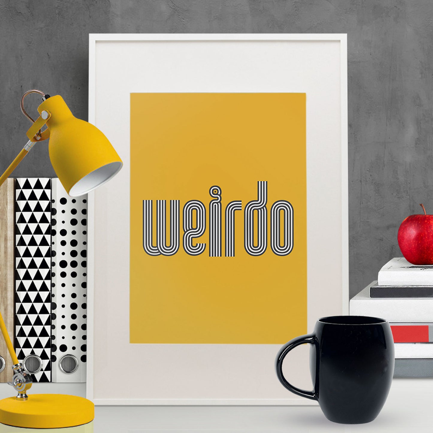 Weirdo | Indie Rock Lyric Print | Unframed