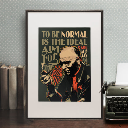 Carl Jung Pop Art Print | Motivational Quote Wall Art UNFRAMED