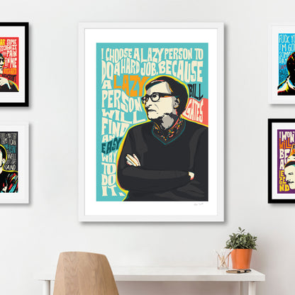 Bill Gates Pop Art Quote Print | Motivational Wall Art | UNFRAMED