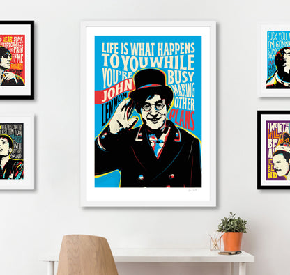 Legendary Music Icon Pop Art Print | Motivational Quote Wall Art | Unframed Print