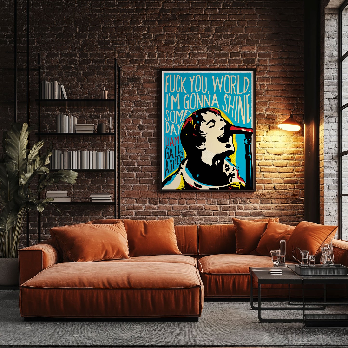 Bold Rock Icon Quote Portrait | Inspirational Wall Art | Unframed Print