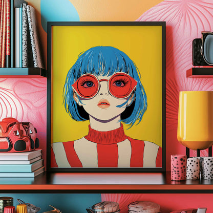 Toile HD « Pop Art »- Couveture- Les Filles de L'Oncle Bob – Medium – 80x60cm Toile HD « Pop Art »- Couveture- Les Filles de L'Oncle Bob – Medium – 80x60cm